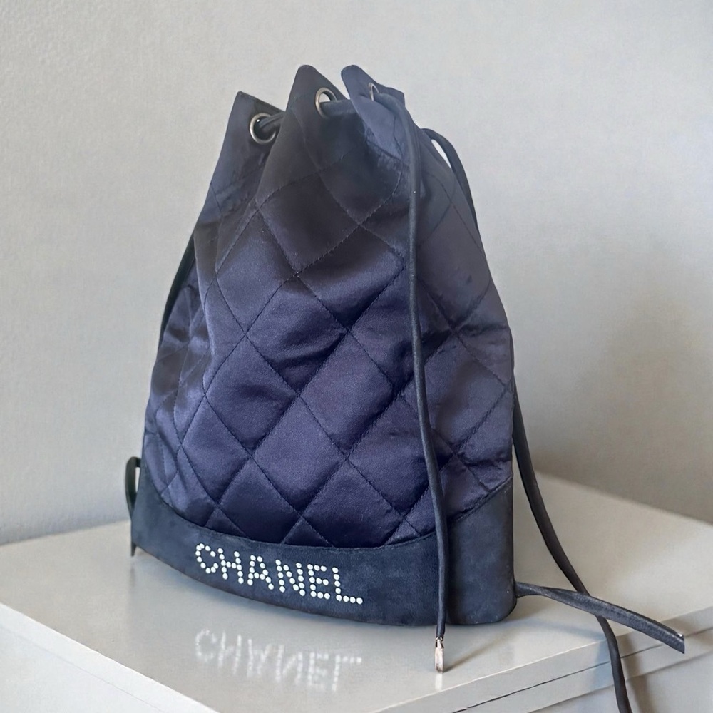 Chanel Backpack Drawstring Nylon - Picture 4 of 11